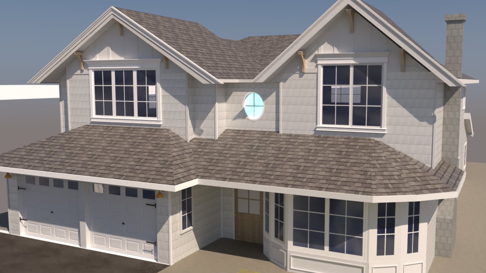 Viney Road Residence - design model render by Tribune Bay Builders